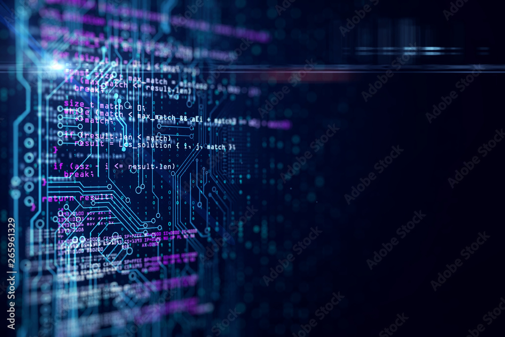 Aufkleber Programming and technology concept
