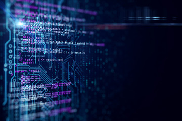 Programming and technology concept