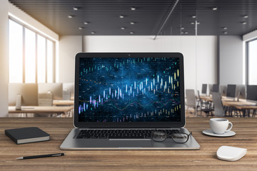 Fototapeta premium Trade and finance concept