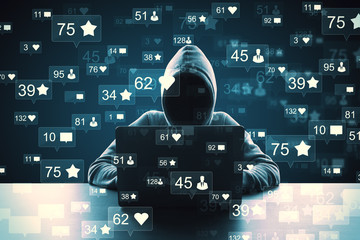 Hacking and communication concept