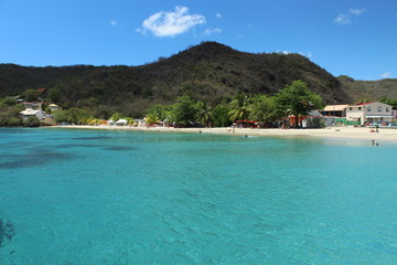 tropical beach in Martinique