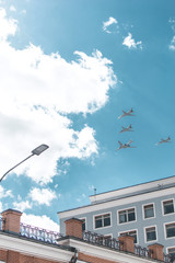 Aerial parade