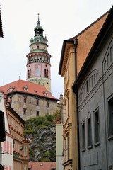 Fototapeta na wymiar the Town of Cesky Krumlov, Czech