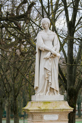 Statue of Laura de Noves in the Jardin du Luxembourg, Paris, France