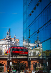 Fototapeta premium Berlin, modern and historical buildings