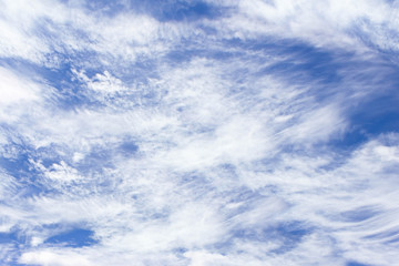 sky background with white clouds.