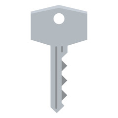 Vector Single Flat Modern Key Icon