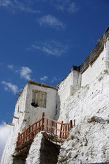 The Diskit monastery in Ladakh, India