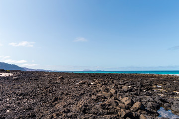 Beach near Orzola, Lanzarote.