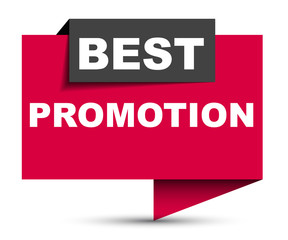 red vector banner best promotion