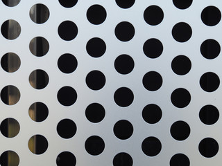 Metal decorative panels for the facade. Metal texture background