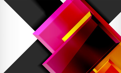 Colorful square and rectangle blocks background