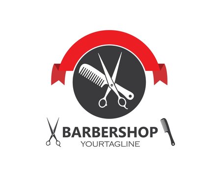 scissor icon logo vector illustration