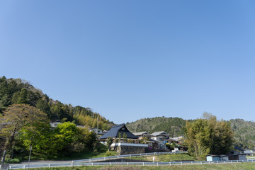 Fototapeta na wymiar 兵庫　篠山の景色
