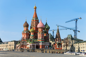 Fototapeta premium Saint Basil's Cathedral in Moscow