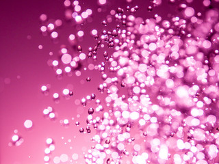 Purple water drops bokeh