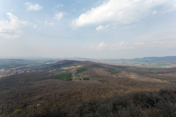 Pilis mountains in Hungary.