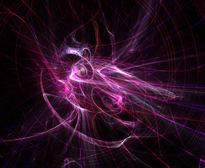 Energy Flow Focus Red Abstract