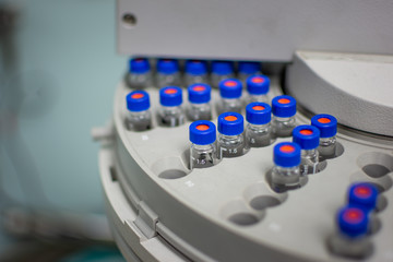 bottle group analysis for an experiment in a science research lab.