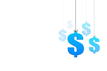 Dollar symbol, dollar currency concept.