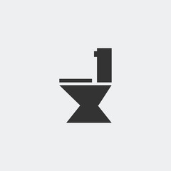 Toilet icon vector