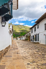 calles del pueblo de villa de leyva