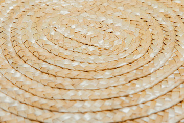 Fototapeta na wymiar texture of painted straw hat close up, Straw hat, close up detail, Abstract grunge paint