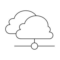cloud technologies, Internet hosting icon