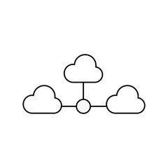 cloud Internet hosting icon