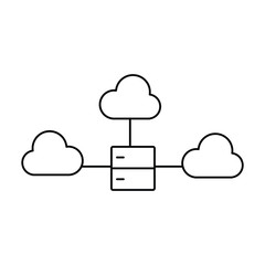 cloud Internet hosting icon