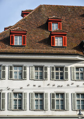 Fototapeta na wymiar Historic building in Lucerne, Switzerland