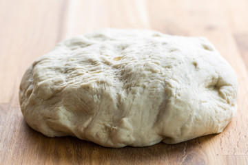 Fresh yeast dough for bread, pizza and baguettes