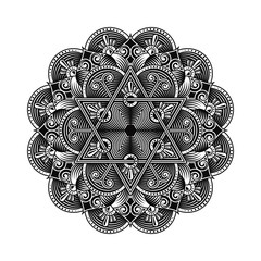 ABSTRACT MANDALA ART