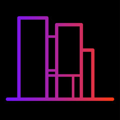 Real estate icon vector