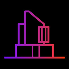 Real estate icon vector