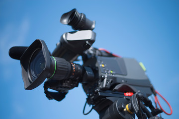shooting a concert on television