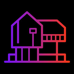 Real estate icon vector