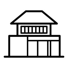 Real estate icon vector