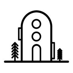 Real estate icon vector