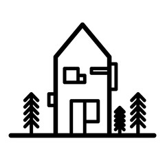 Real estate icon vector