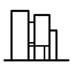 Real estate icon vector