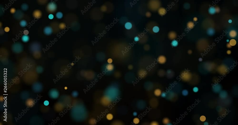 Poster dust particles. abstract background of particles. bokeh of lights on black background. 3d rendering