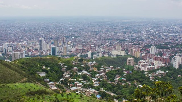 Cali, Colombia, Time Lapse, 4k