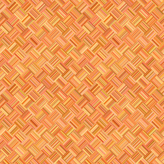 Orange geometrical diagonal striped square mosaic pattern background