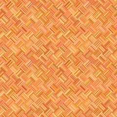 Orange geometrical diagonal striped square mosaic pattern background