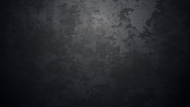 Vector dark concrete texture. Stone wall background. Black background. © UA Creative