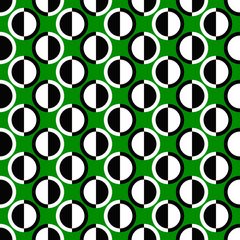 Abstractal circle pattern design background - colored vector illustration