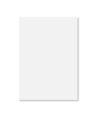 Vector realistic white paper sheet.