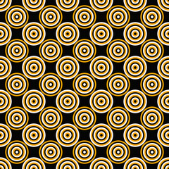 Seamless abstract circle pattern background - graphic design