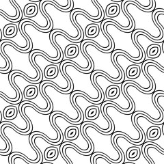 Design seamless monochrome zigzag pattern